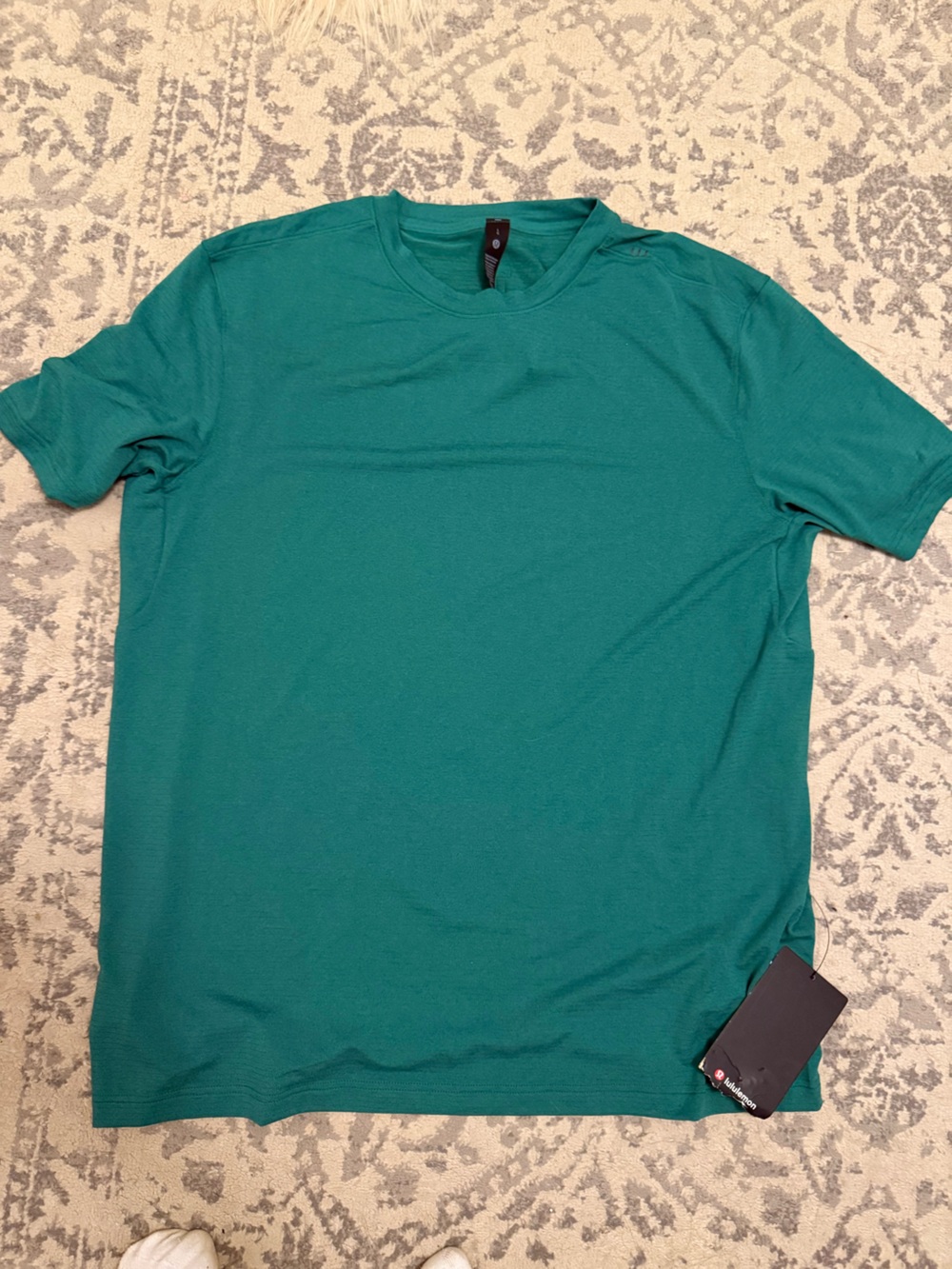 lululemon athletica Teal-green Short-Sleeve Crew Tee